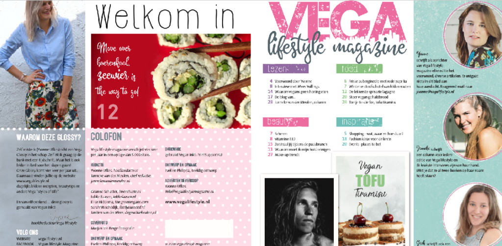 veganistisch magazine - vegan magazine - vegan - vega magazine - Veganistisch tijdschrift - groen magazine - groene tips - veganistisch