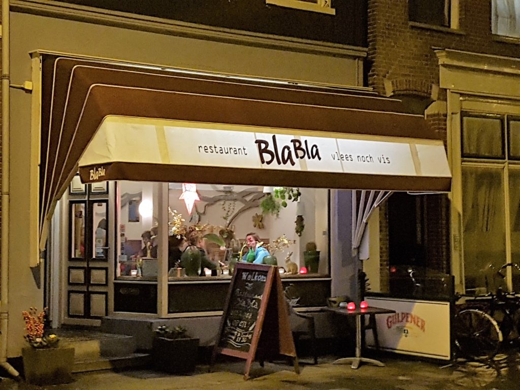 restaurant Bla bla Groningen - vegan restaurant