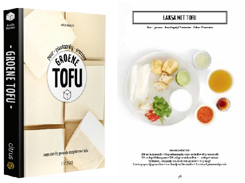 Groene tofu boek met tofu recepten