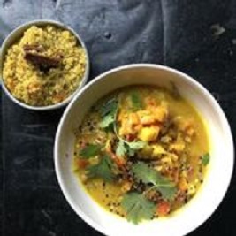 Vegan Curry van wintergroenten recept