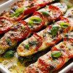 Vegan gevulde courgette
