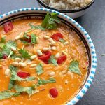 Zoete aardappel curry