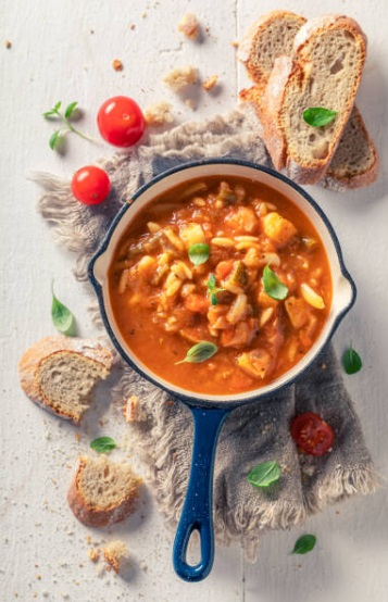 Vegan minestronesoep