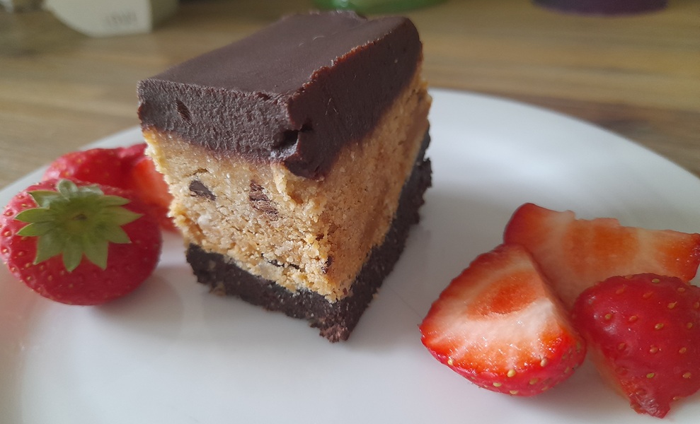 3 laagjes no bake treat