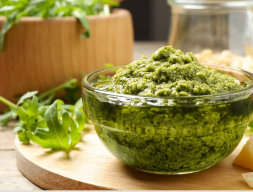 Rucola- en cashewnotenspread