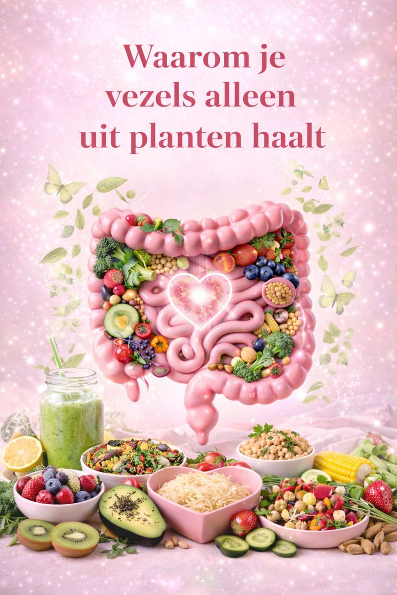 Waarom je vezels alleen uit planten haalt